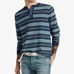 Lucky  Brand Henley Long Sleeves XLarge Sweater